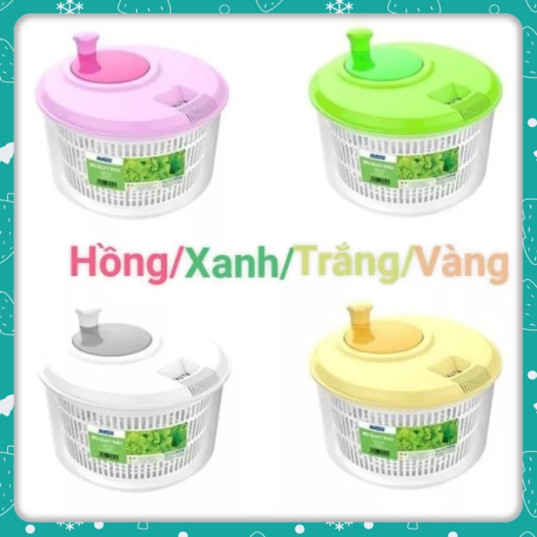Rổ quay rau/ củ Duy Tân cỡ to 26cm -4.2l