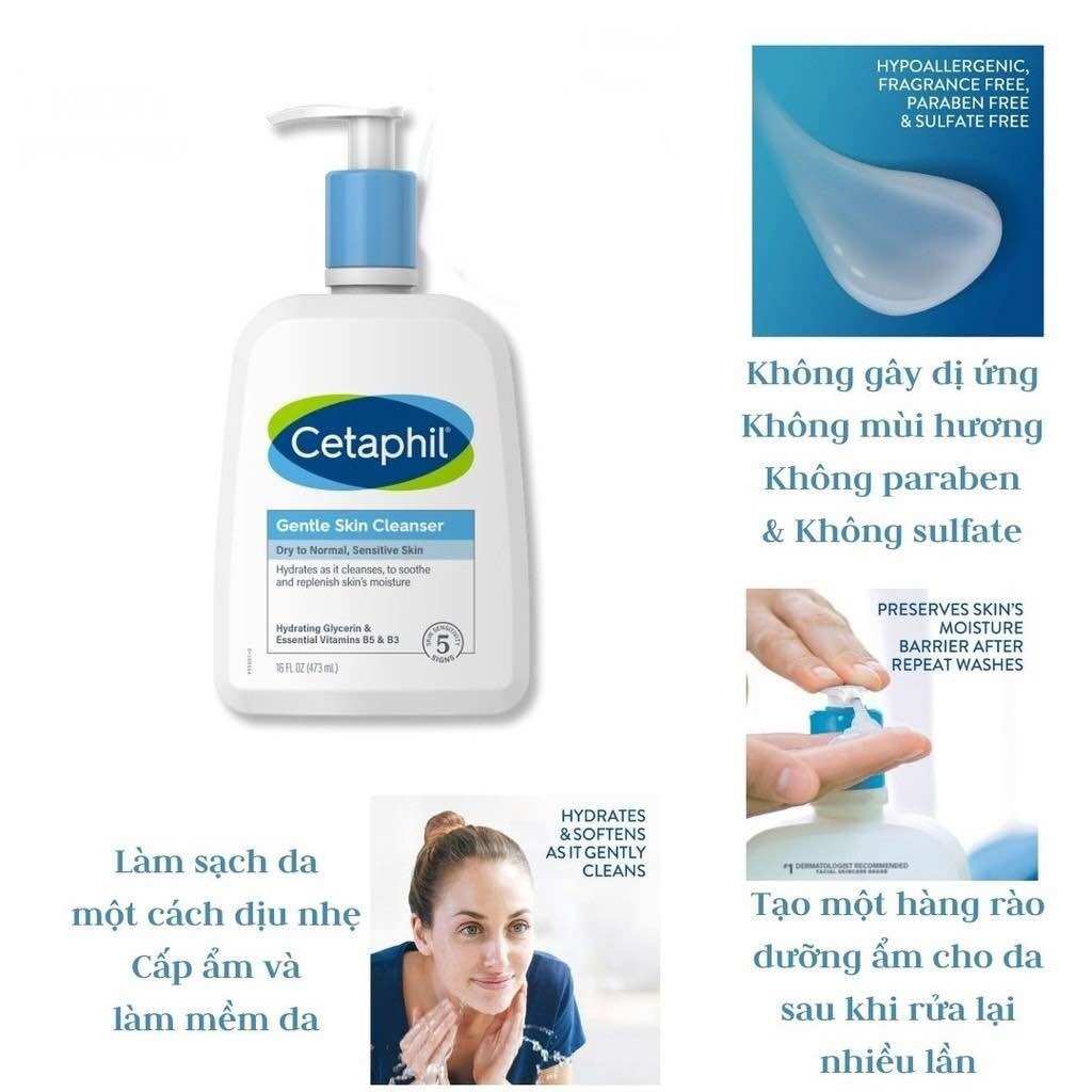 Sữa rửa mặt cetaphil 591ml