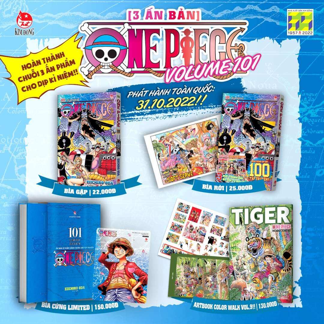 One piece 99, 100, 101 Limited edition