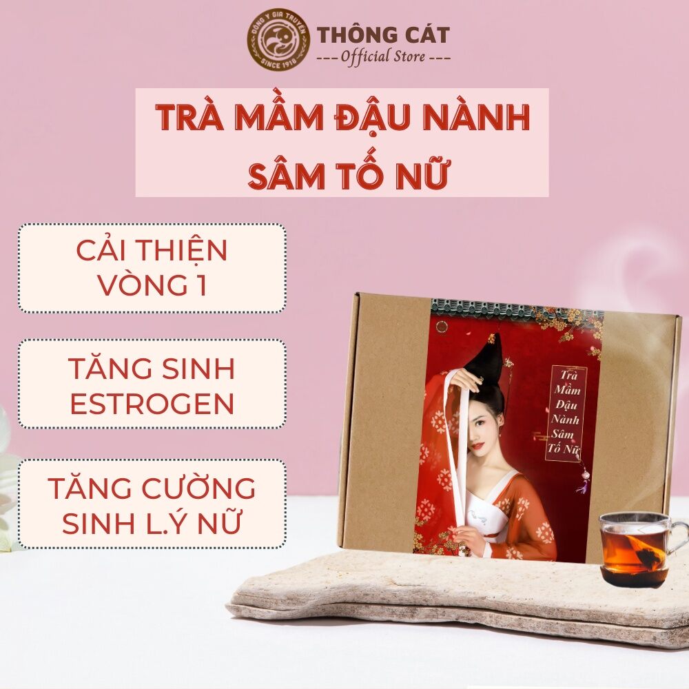 30 gói trà thảo mộc Sâm tố nữ tăng size vòng đẹp da từ bên trong