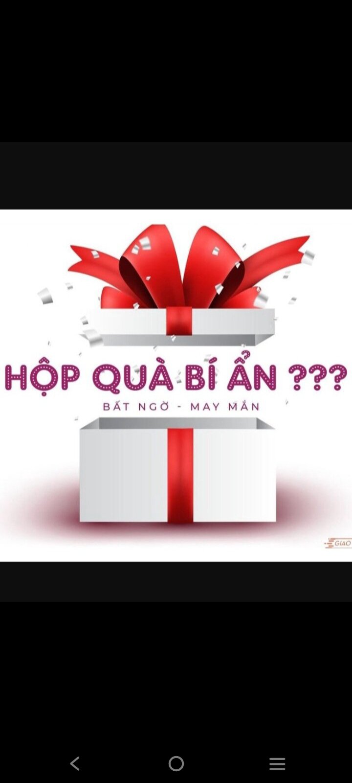 Hộp quà may mắn 🥰