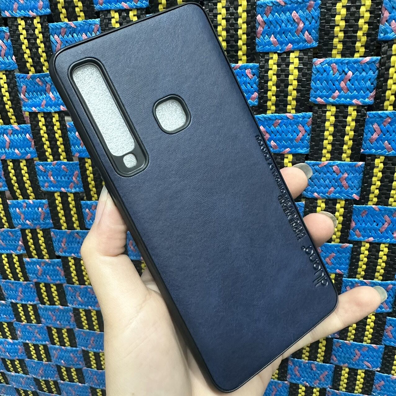 Case ốp lưng Samsung A9 2018 dẻo kiểu da mềm mịn ôm máy
