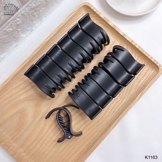 Kẹp càng cua 3 răng đen kẹp tóc chắc chắn