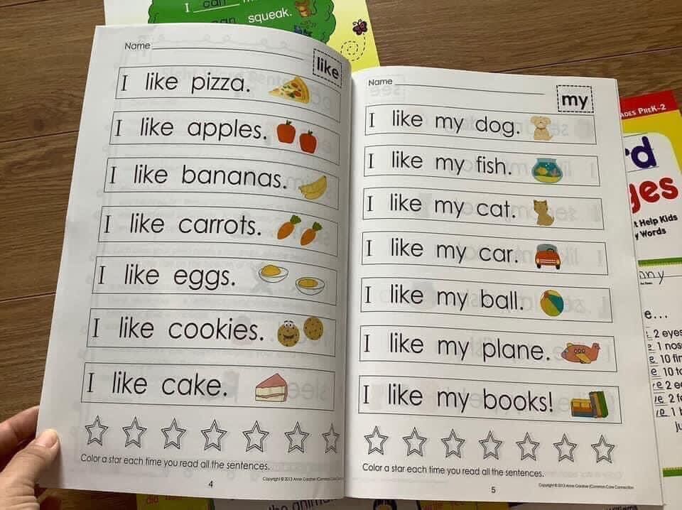 Sight word- 4Q-tặng file nghe audio