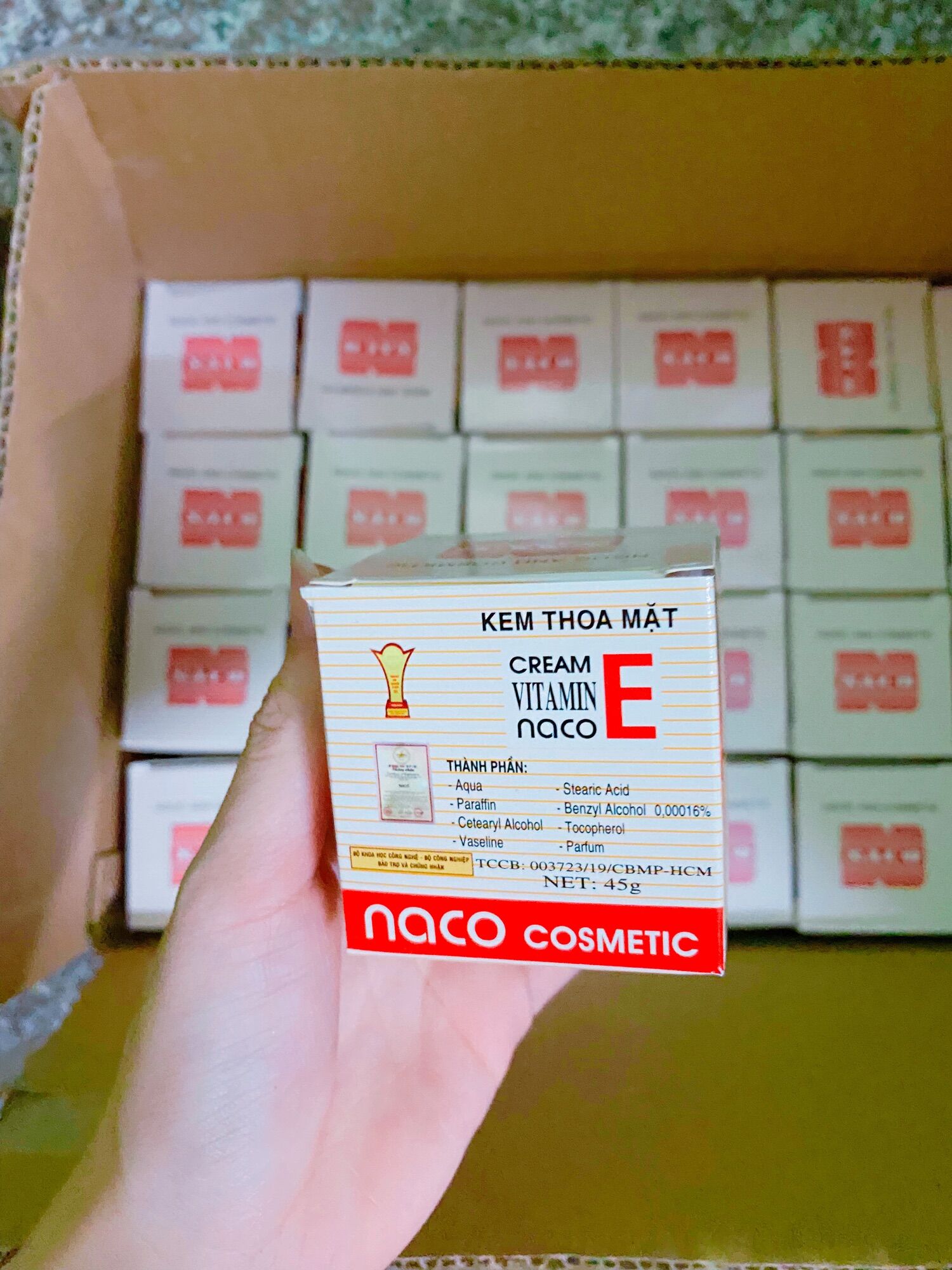 Lẻ hủ 45g kem enaco 3 mặt