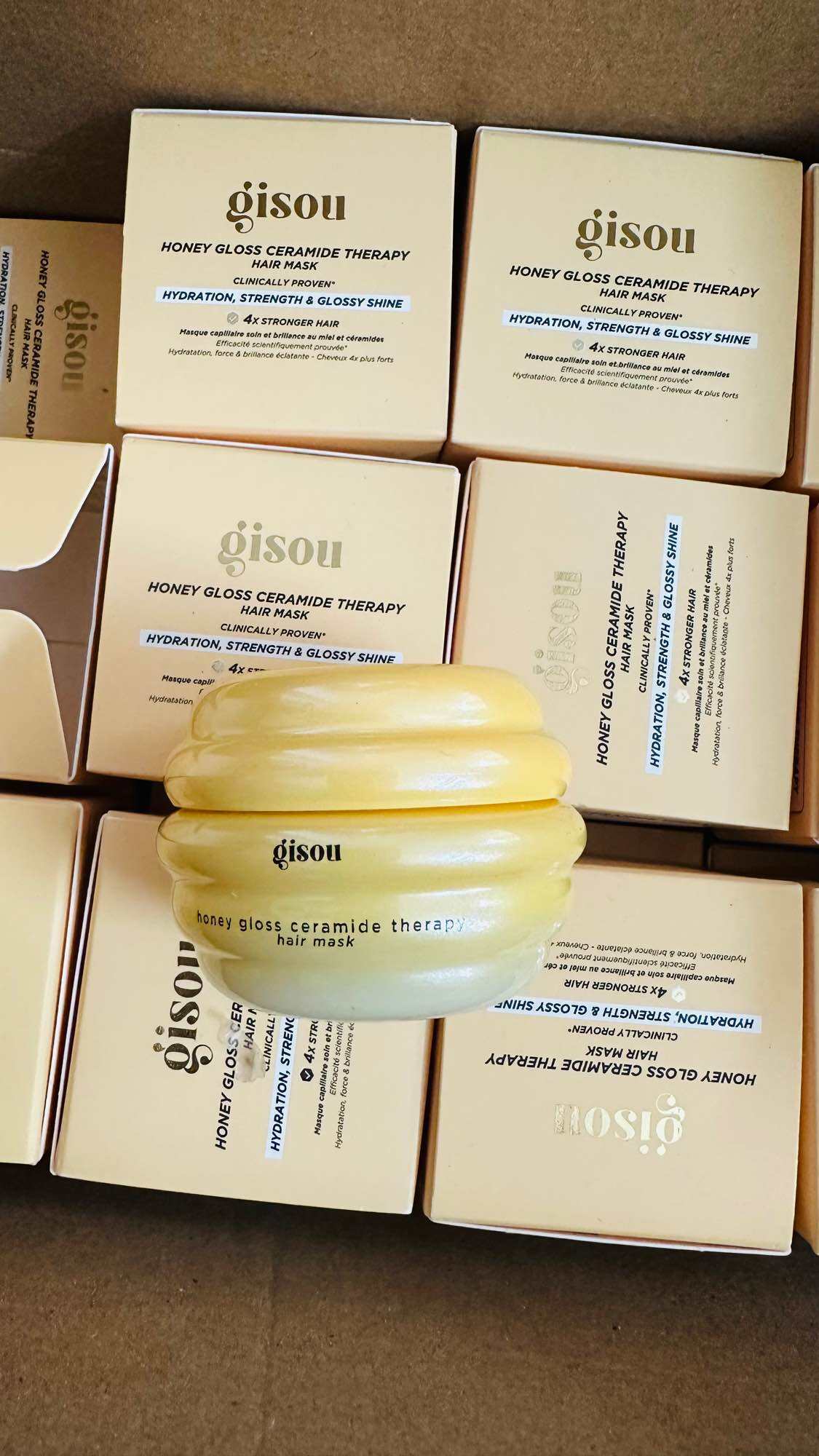 Sẵn ✨ Mặt nạ tóc Gisou Honey Gloss Ceramide Therapy Hydrating Hair Mask ✨