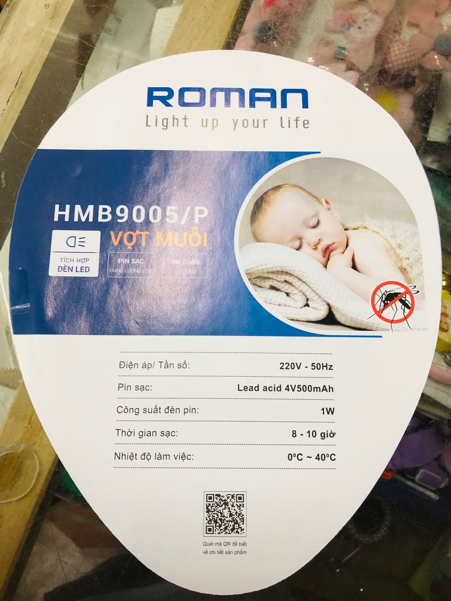 Vượt muỗi ROMAN HMB9005/P