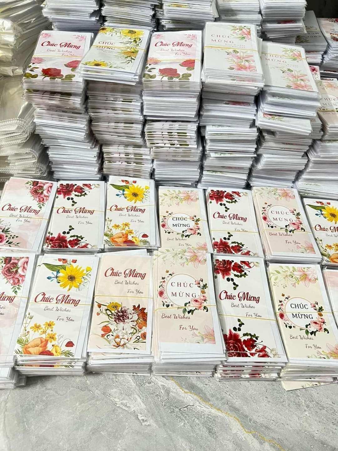 (sỉ) 100 thiệp chúc mừng,