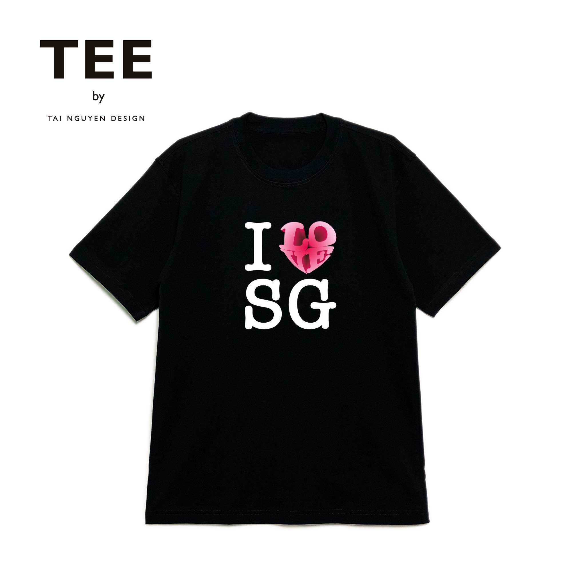 Áo thun unisex I❤️SAIGON (có 2 màu: đen & trắng)