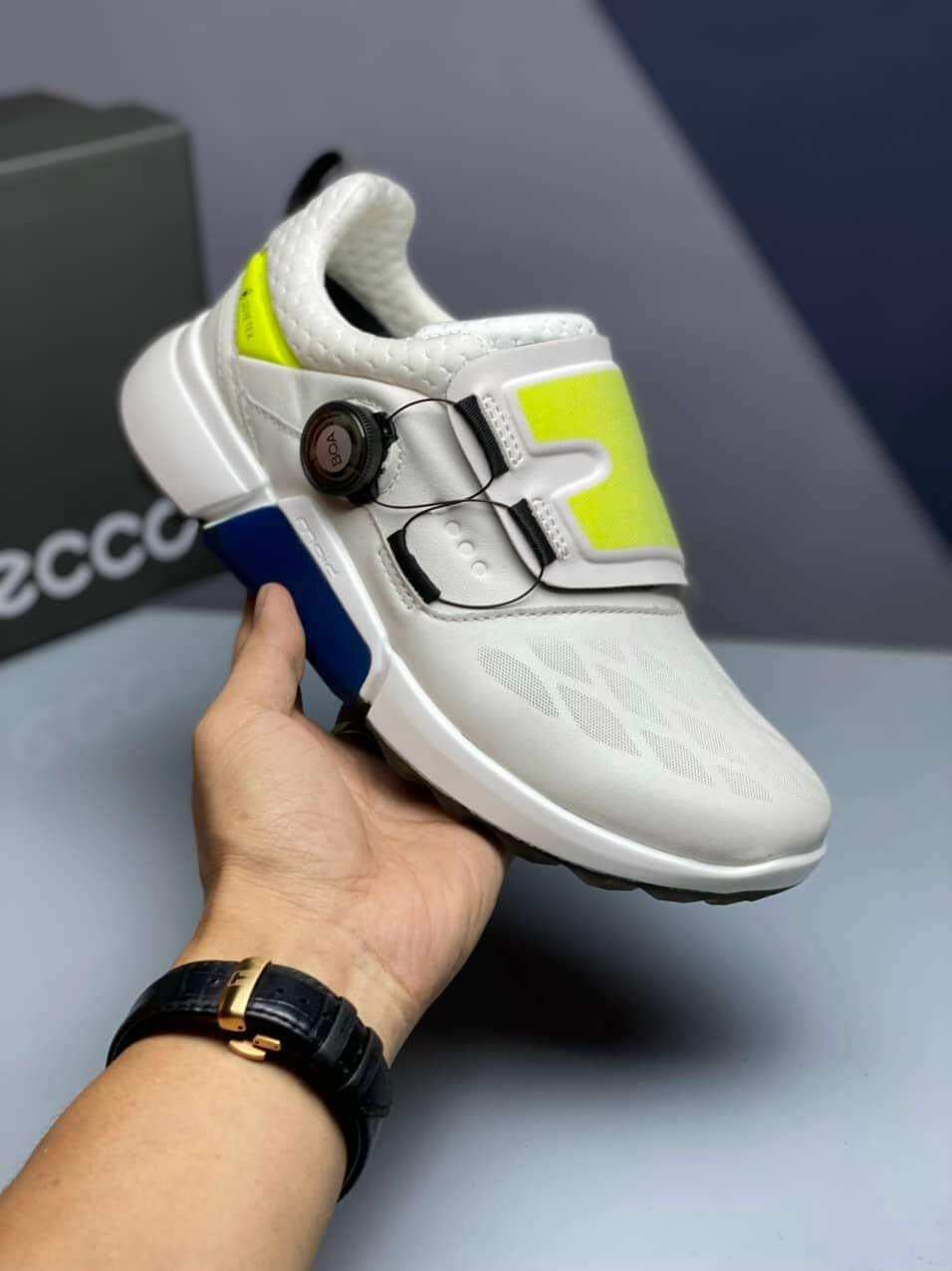 Men s Golf Shoes & Giày Thể Thao Nam Ecco Golf Biom H4 new 2022 Ren Vặn