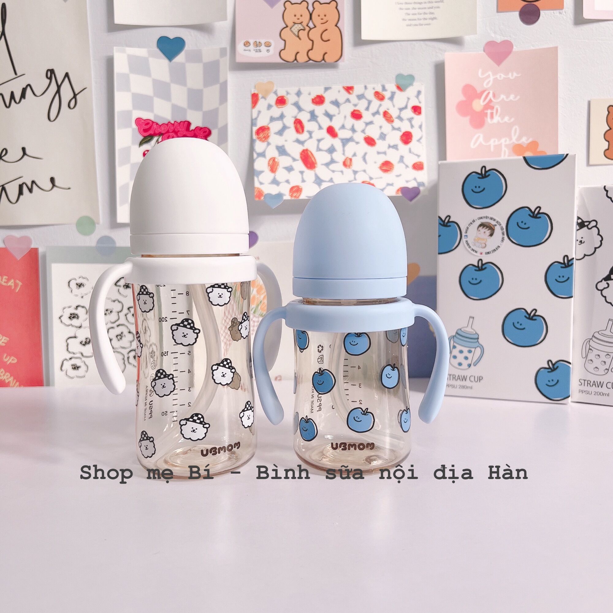 Bình sữa / Bình hút Ubmom 220-280ml