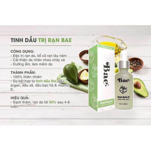 (chính hãng) Tinh dầu giảm rạn da