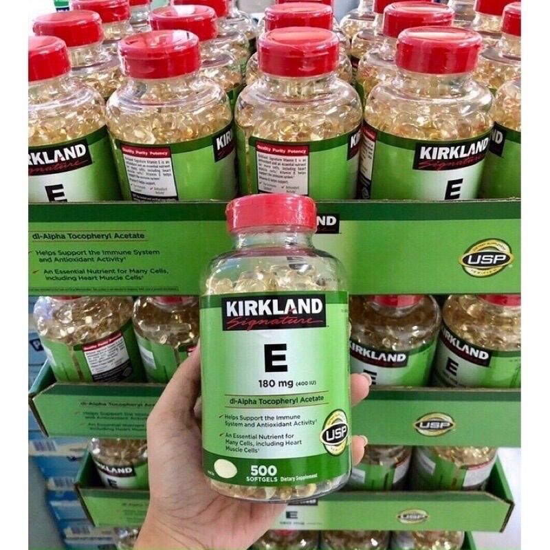 Vitamin E kirkland 500 viên Mỹ