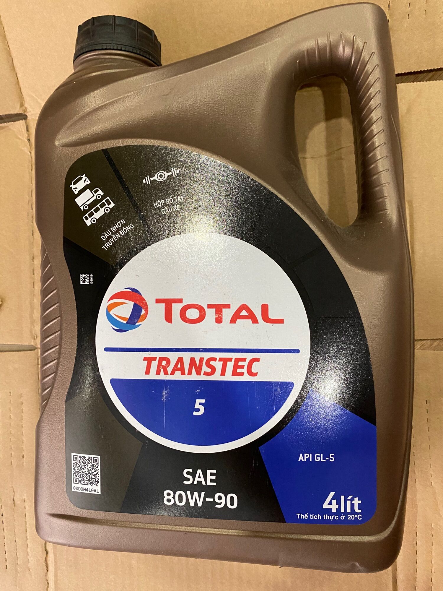 [HCM][ NHỚT HỘP SỐ- CẦU] Total TRANSTEC 5 GL-5  80W90 4 lít