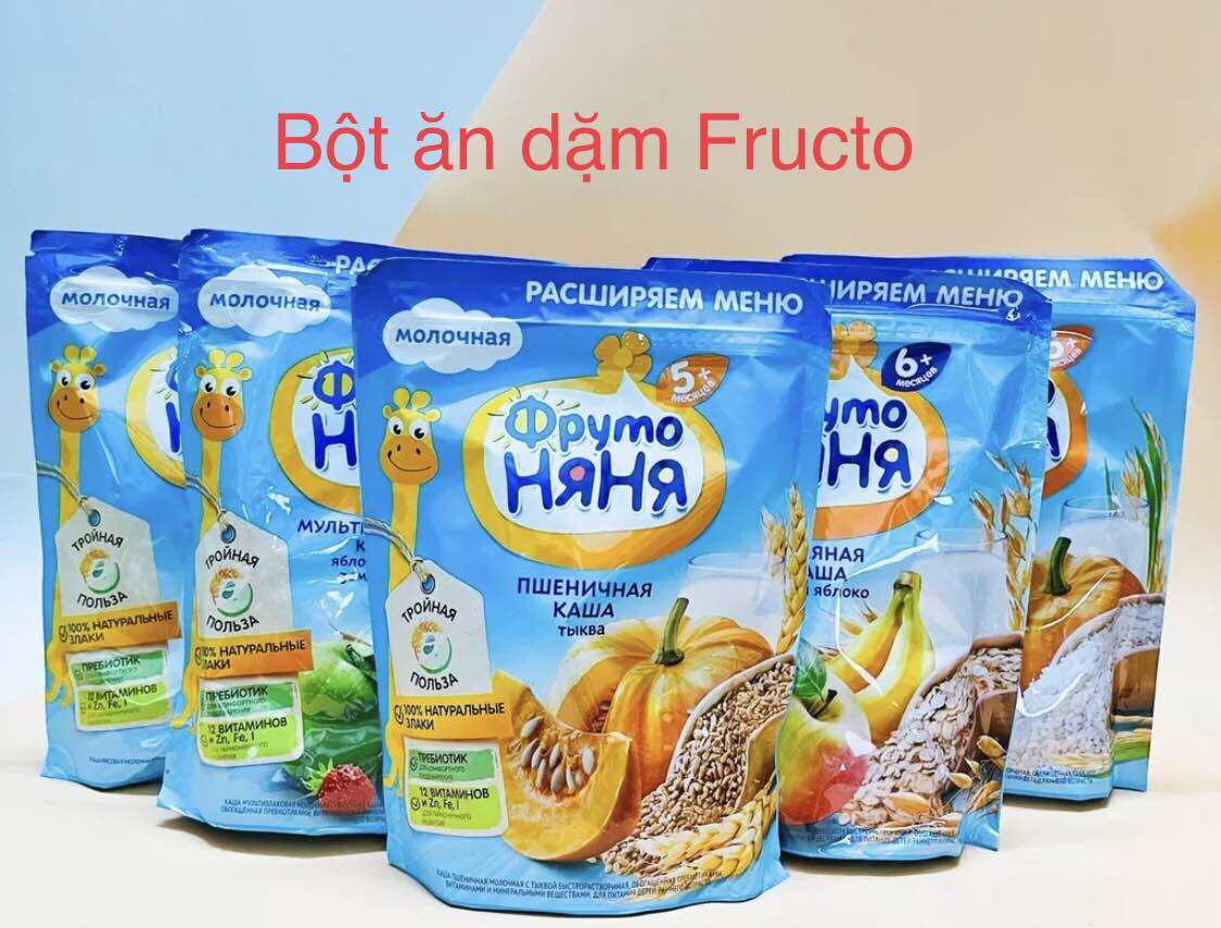 Bột ăn dặm Heinz Fructo Nga date 4 2024