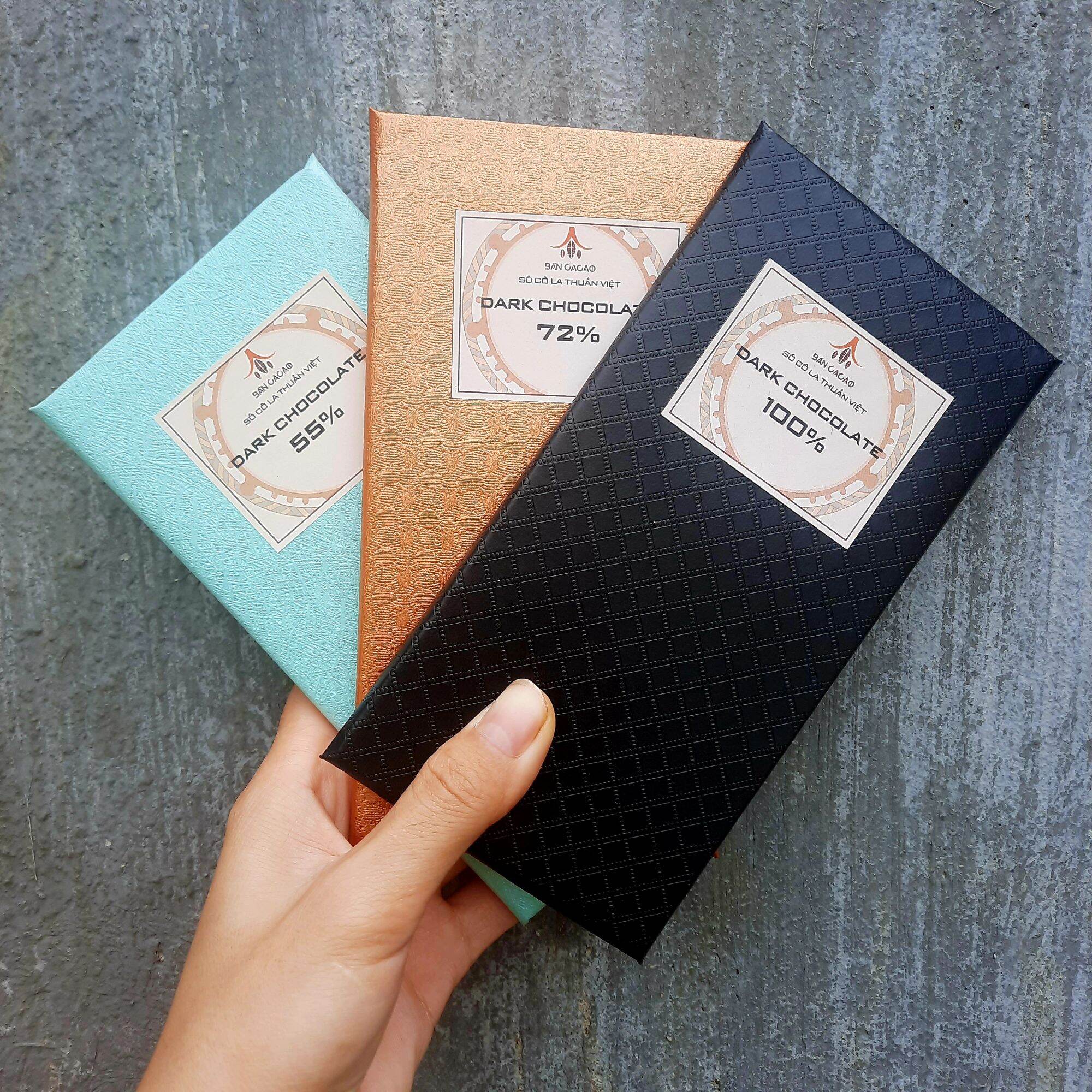 Dark chocolate 72% bar - Vietnam chocolate Bản Cacao