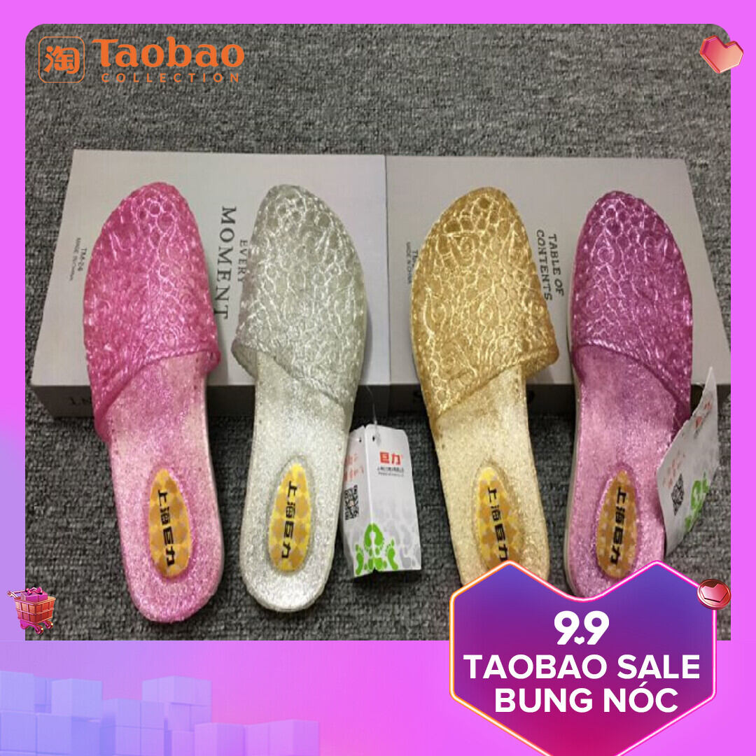 Dép Lê JULI Thượng Hải Dép Quai Ngang Chống Trượt Trong Nhà Dép Lê Bít Mũi Nữ Dép Lê Giày Thường Ngày Thoáng Khí