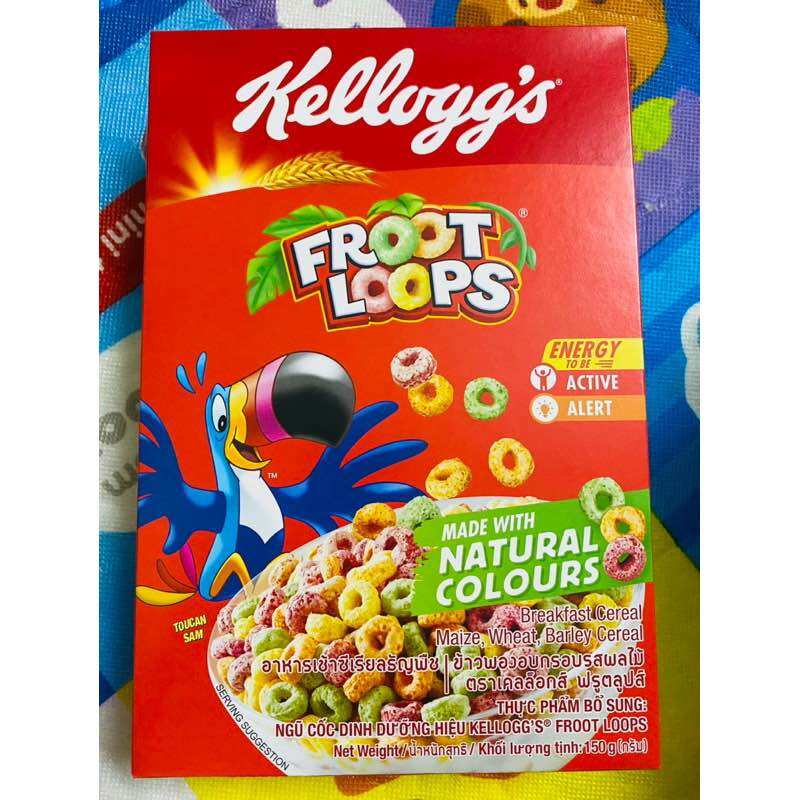 NGŨ CỐC DINH DƯỠNG/ BÁNH ĂN SÁNG KELLOGG'S FROOT LOOPS Hộp 150G/285G/400G