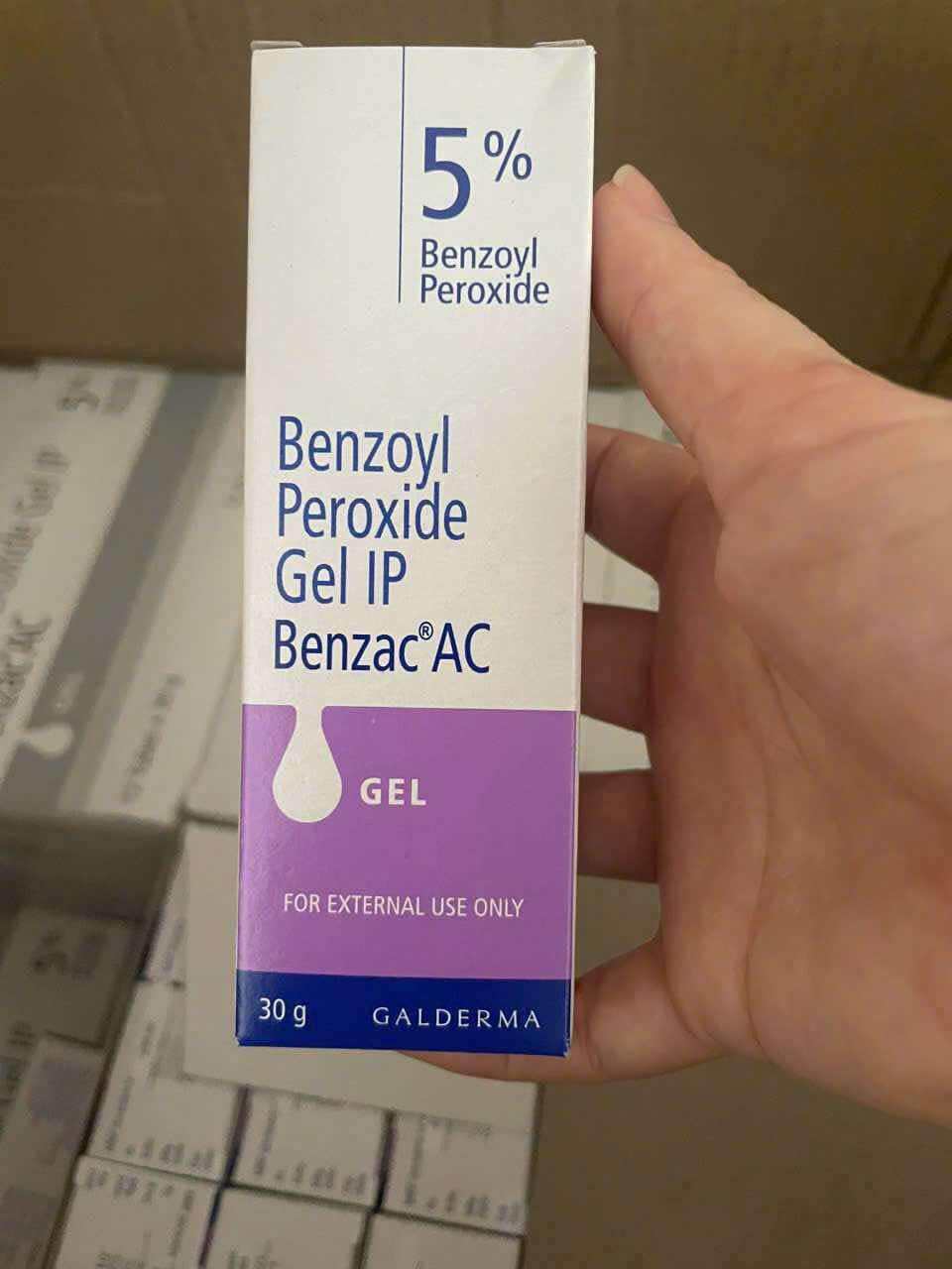 Benzac AC 5% Benzoyl Peroxide 15g - KEM GIẢM MỤN