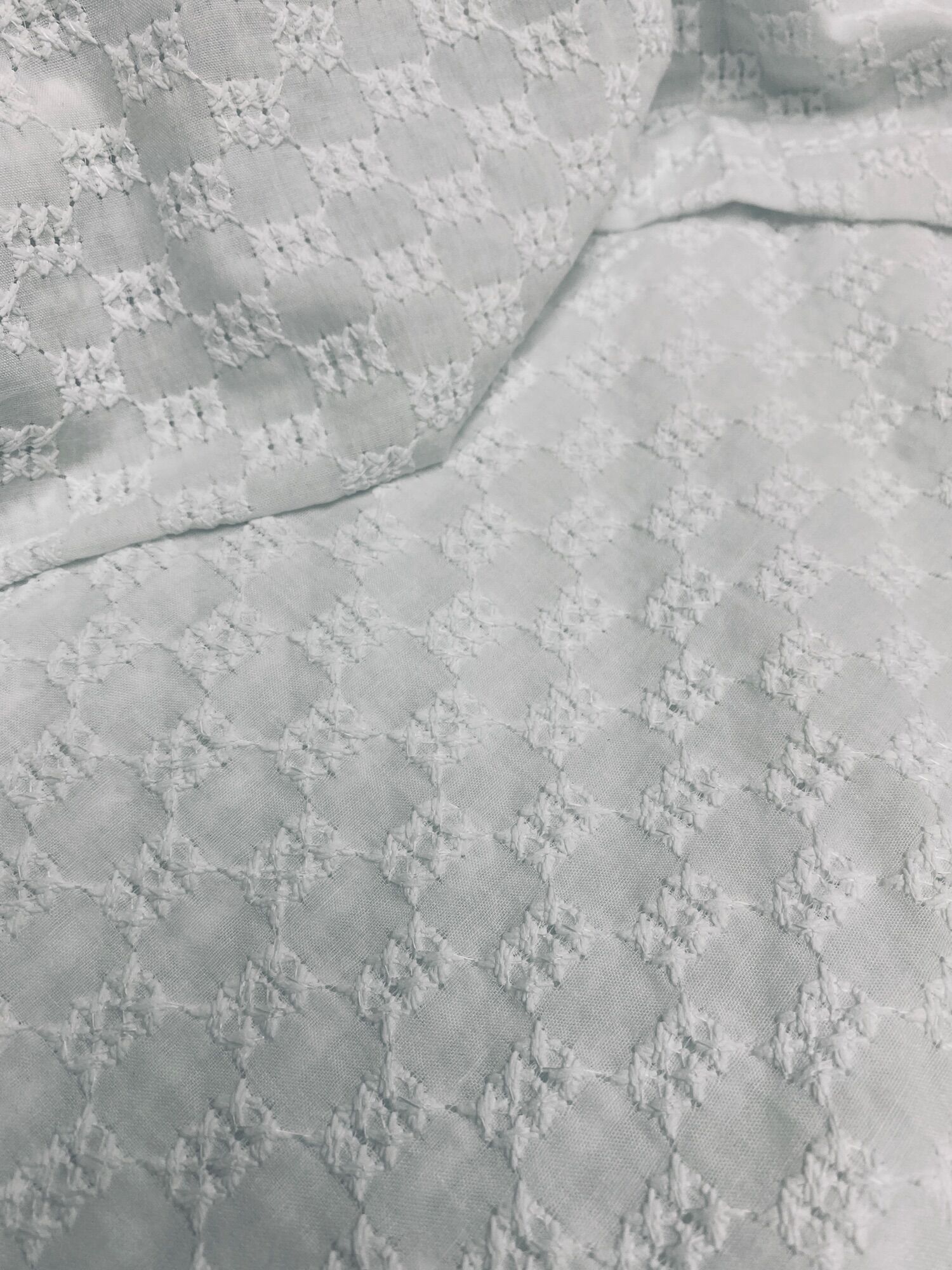 Vải kate thêu khổ 1.1 mét MS1235