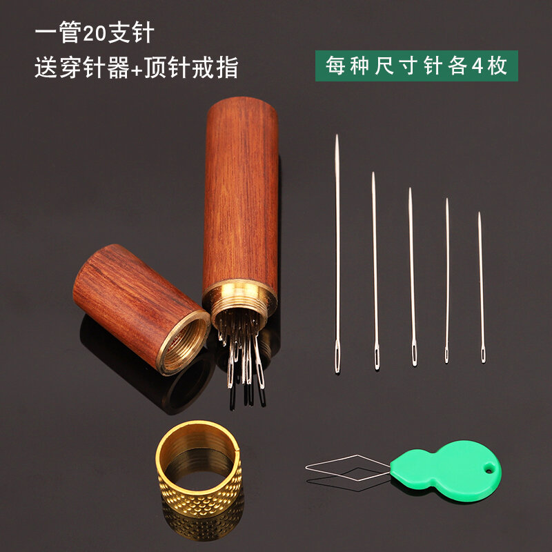Kim thêu hoa kim mắt to kim khâu chăn cỡ lớn 5 loại gia dụng kim khâu quần áo thủ công kim lỗ to kim thép cỡ lớn cho người già
