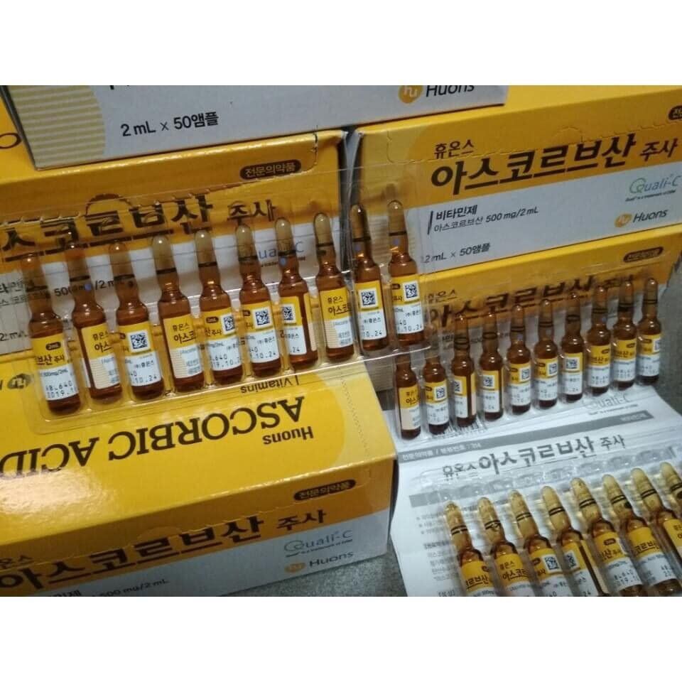 Vỉ 10 ống vitamin C Hàn Quốc
