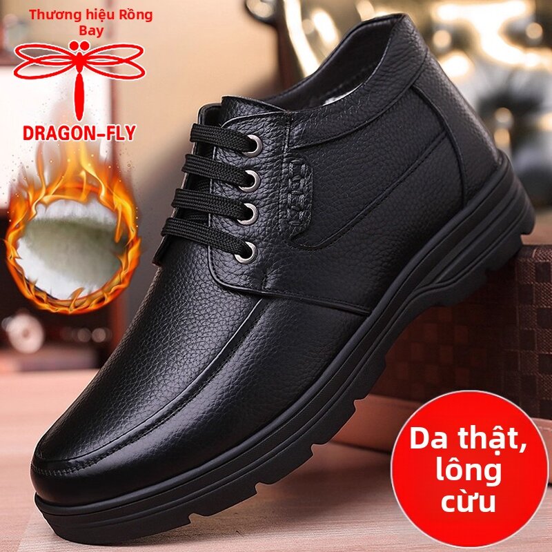 Warm Slip-resistant Elderly Leather Shoes Giá 938,000 Đồng*Miễn phí vận chuyển