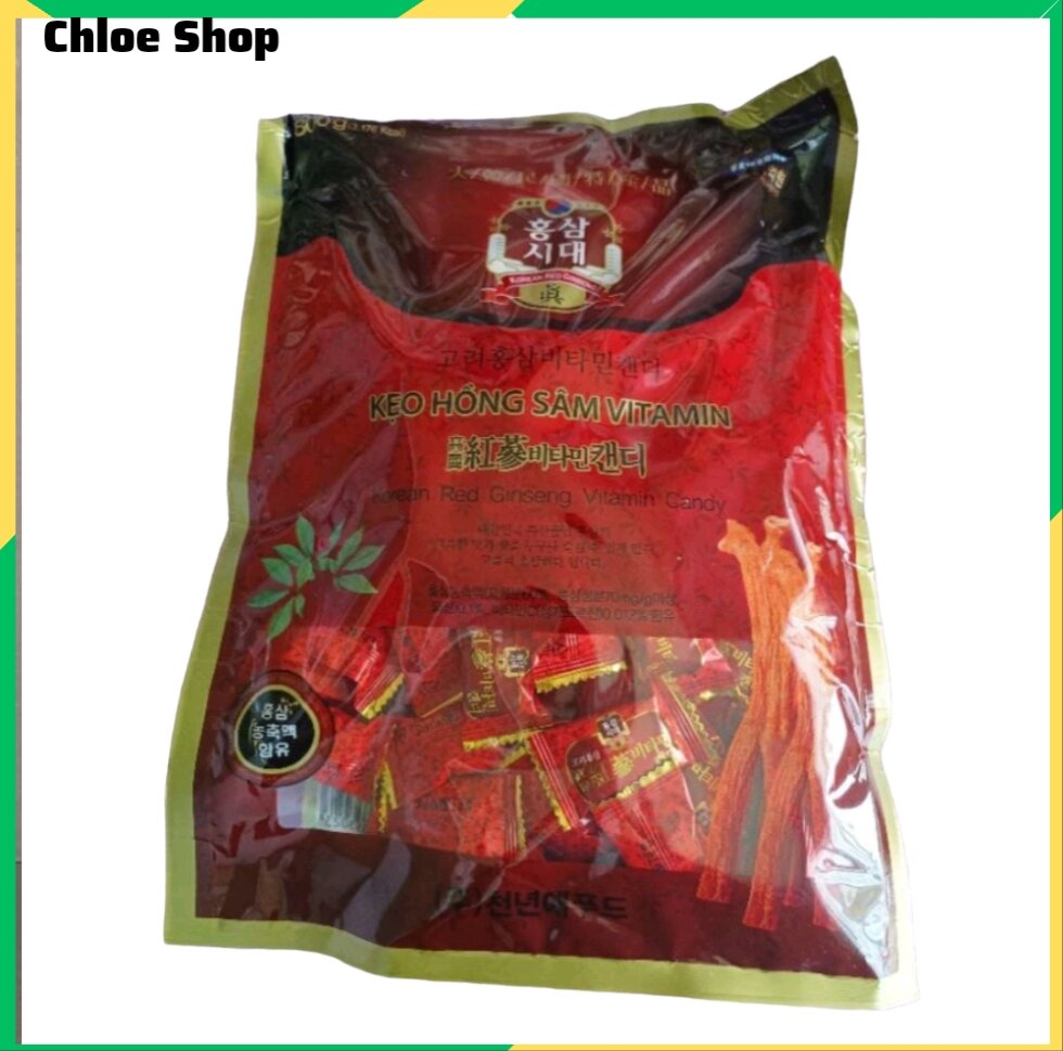 Kẹo hồng sâm vitamins 800g tốt cho sức khỏe