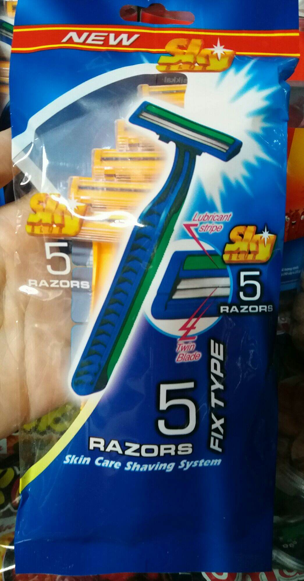 Gói 5 dao cạo râu SKY