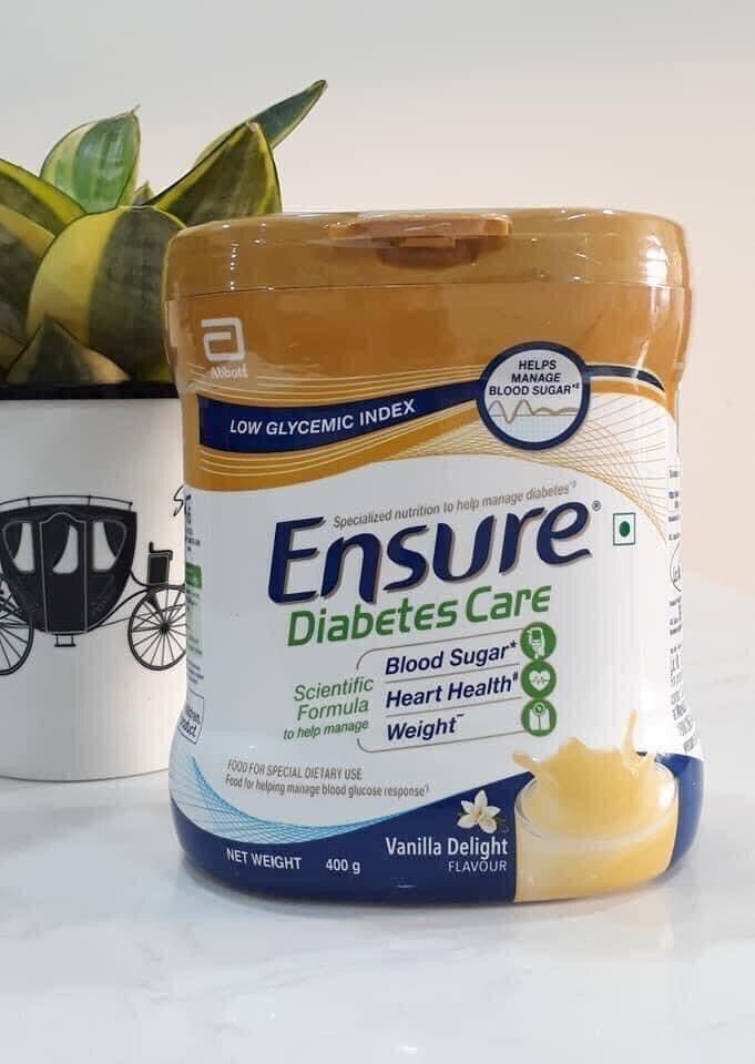 Sữa Ensure Diabetes Care 400g của Mỹ - Dành cho người bị tiểu đường