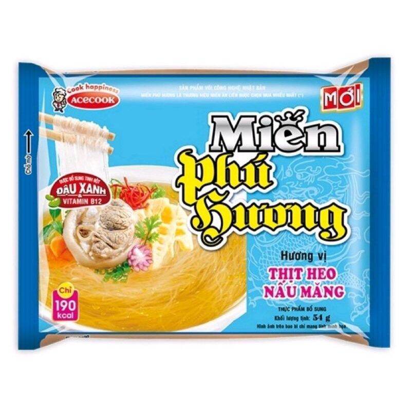 Thùng 24 gói miến Phú Hương