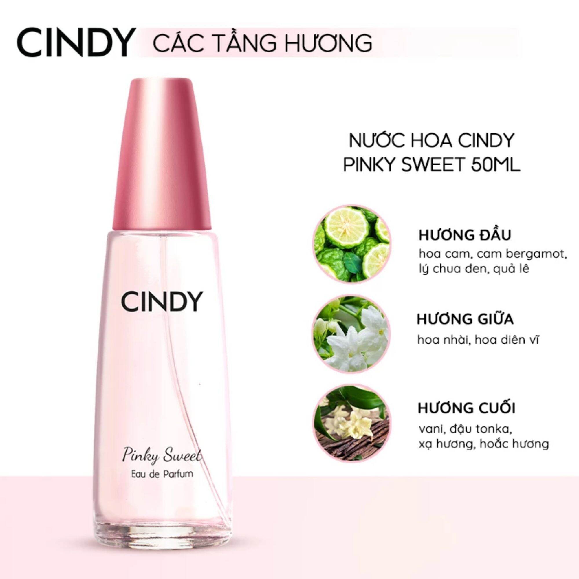 (4 MÙI) Nước hoa CINDY 50ml