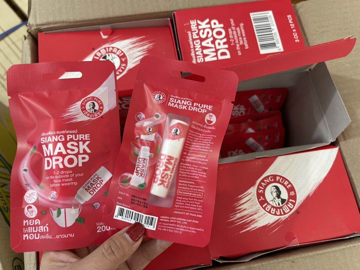 Dầu Nhỏ Khẩu Trang Siangpure Thái