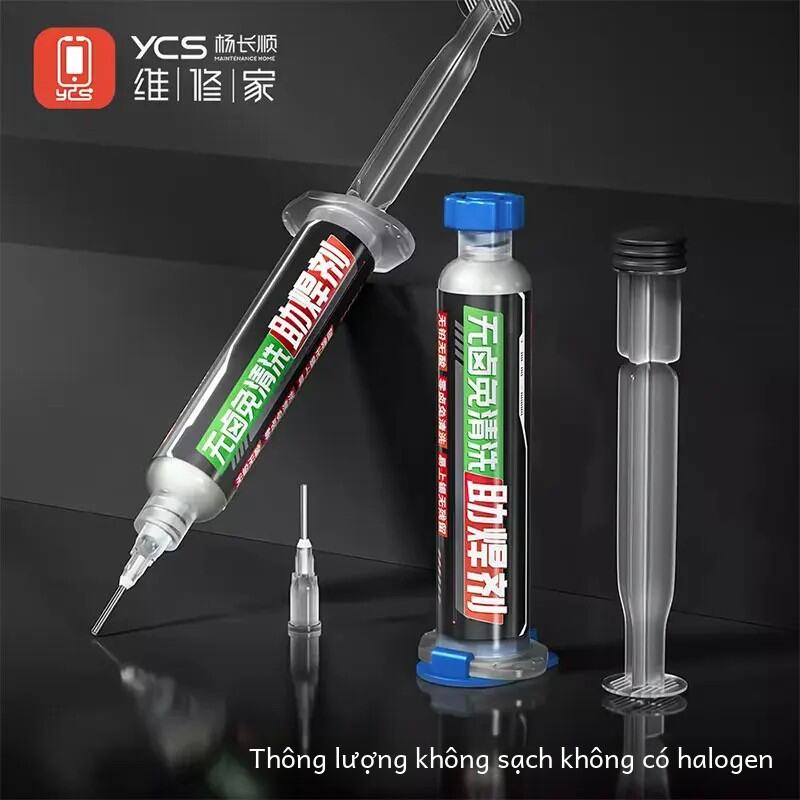 Ycs 10cc Không Halogen Tự Làm Sạch Chì Hàn Thông Lượng Dán Không Sạch Axit Không Thông Lượng Cho Máy Tính Điện Bộ Dụng Cụ