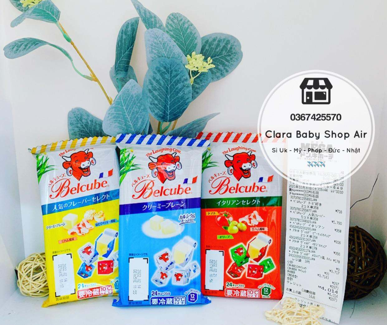 PHÔ MAI TƯƠI BELCUBE NHẬT VỊ TRUYỀN THỐNG DÀNH CHO BÉ hộp 24 viên