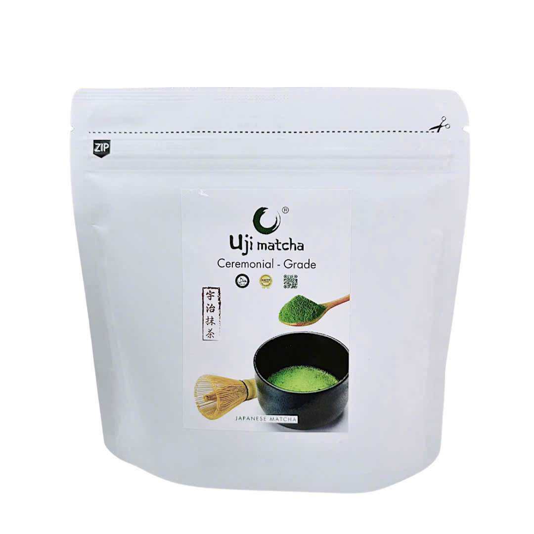 Bột Matcha CEREMONIAL GRADE thu hoạch vụ Xuân  / Túi zip 100gr || Matcha Uji Nhật Bản (tại Hà Nội)