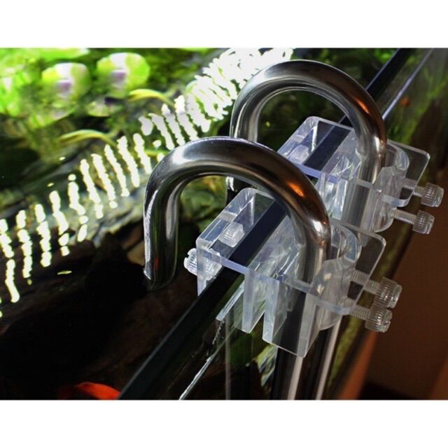 Kẹp In Out Mica Trong Suốt - Kẹp Ống In Out Lọc Thuỷ Sinh