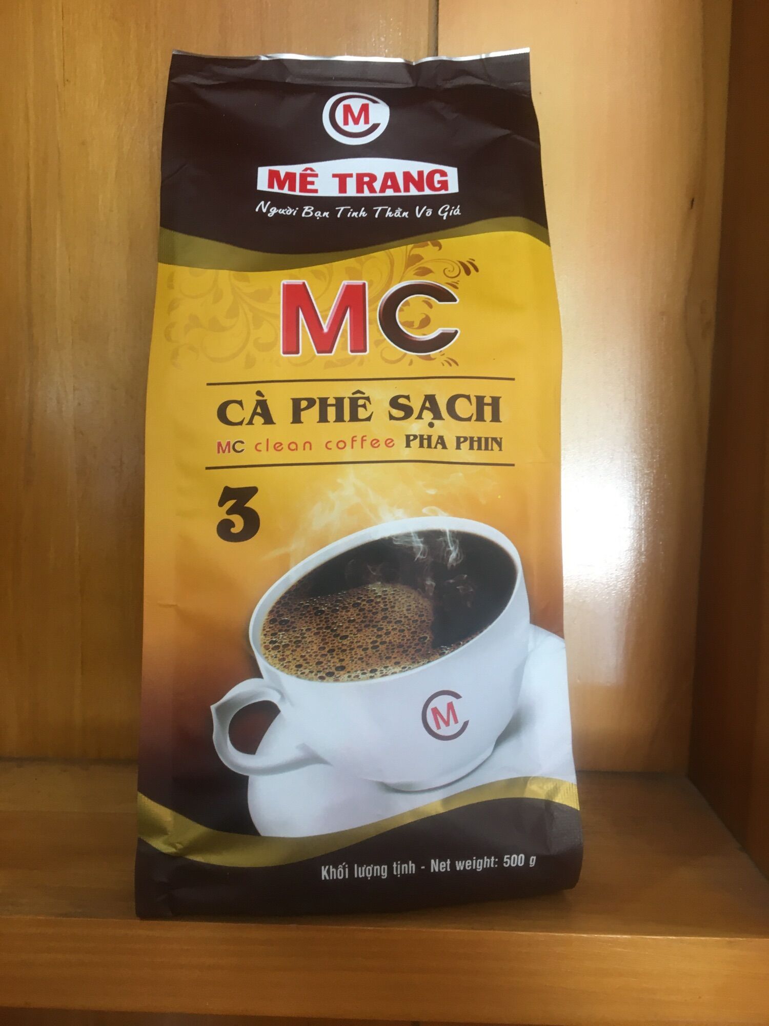 Cà phê bột pha phin MC3 Mê Trang 500g.