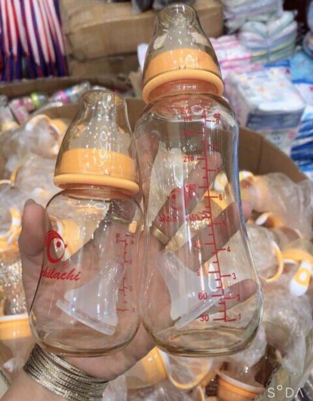Bình sữa kichilachi 270ml cổ hẹp cho bé