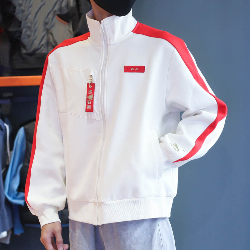 Áo khoác màu trắng puma puma trang phục nam trang phục thể thao nam mẫu mới mùa hè áo jacket cardigan chống gió thường ngày 536579