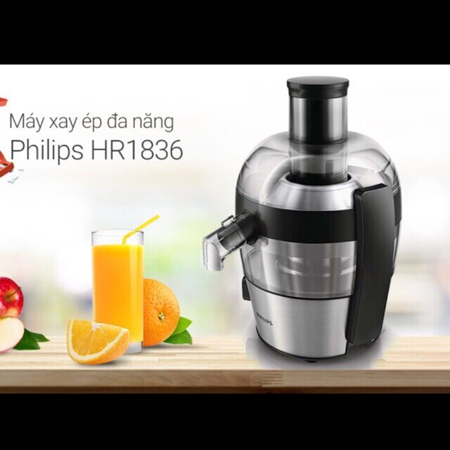 Máy ép trái cấy Philips hr1836 - bảo hành 24 tháng