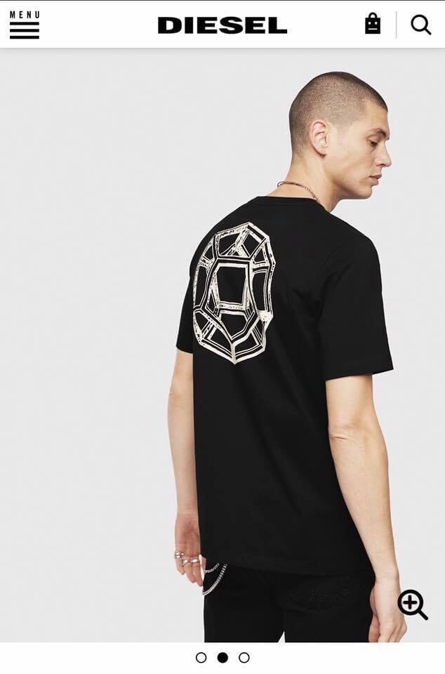 Áo thun diesel nam size s(55-65kg)m(65-80kg) AUTHENTIC