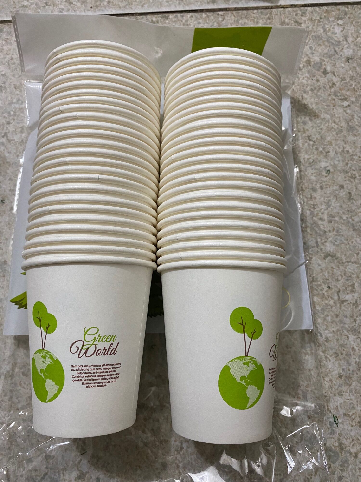 Cốc giấy dùng 1 lần túi 50 cái