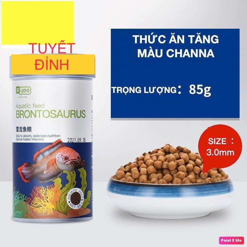 Thức ăn tăng màu cho ca lóc