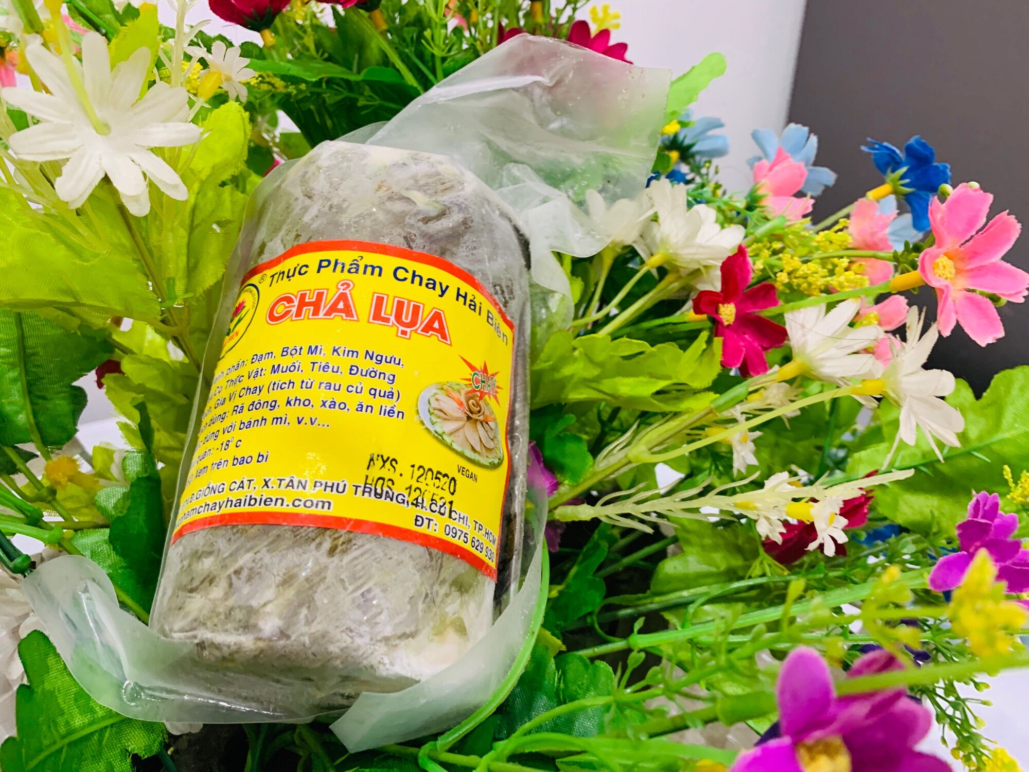 1 KG CHẢ LỤA CHAY/ Hàng lạnh chỉ bán tại HCM/ Khách đặt hoả tốc