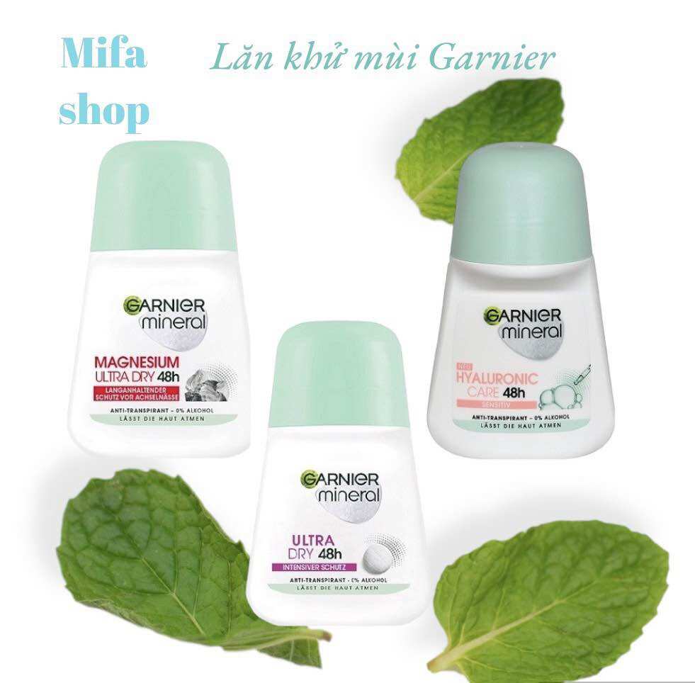 Lăn khử mùi garnier mineral -