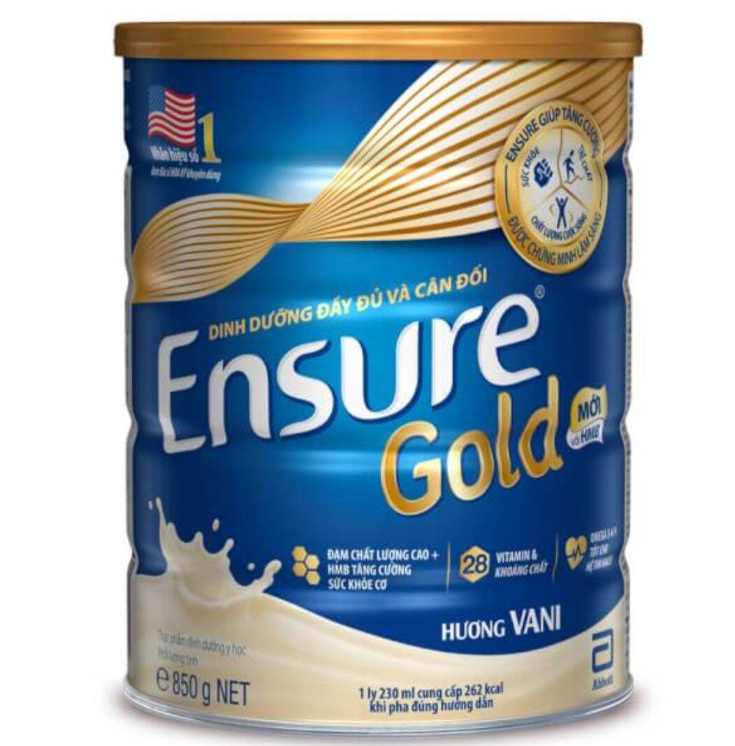 Sữa bột Ensure gold hương VANI 850g