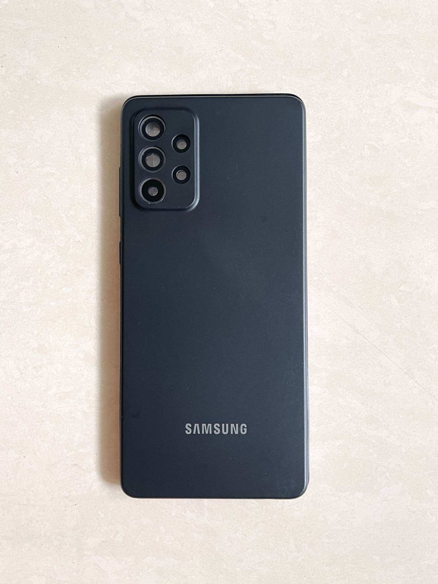 Vỏ bộ Samsung A72 kèm kính camera + khay sim