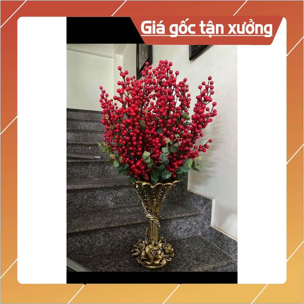 Bình hoa Composite dáng ly lá số 2 cao 44cm