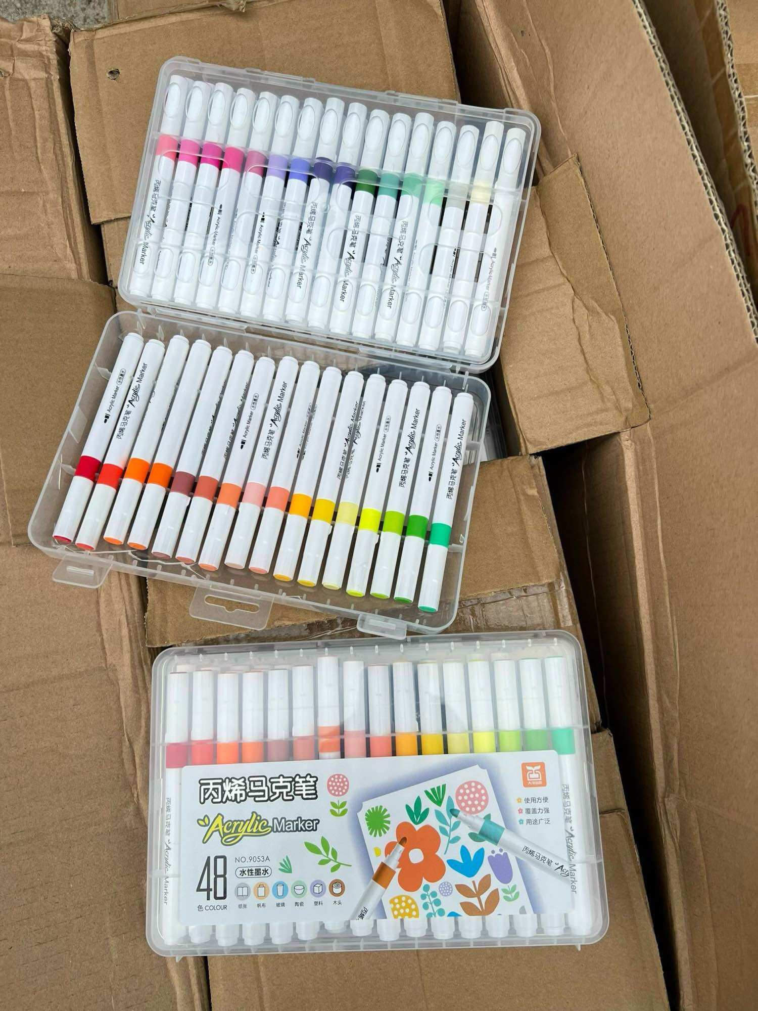 HỘP MÀU VẼ ACRYLIC MAKER 9053